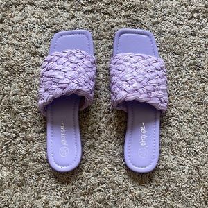 Purple sandals from Nasty Gal. Size 37. Never worn.